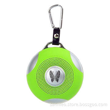 Mini Bluetooth speaker with key chain, small size, easy to carry, sound quality is good